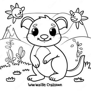 Halaman Mewarnai Satwa Liar Australia Yang Menyenangkan 97857 36831