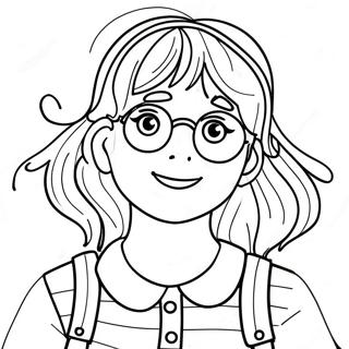 Halaman Mewarnai Junie B Jones Yang Petualang 97984-36917