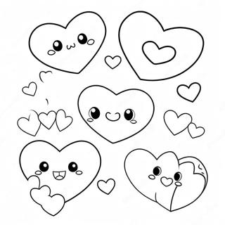 Halaman Mewarnai Hati Kartun Lucu 98447-37285