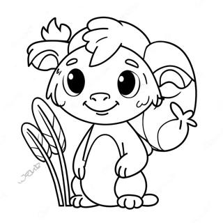 Halaman Mewarnai Karakter Banban Berwarna Warni 99110-37799