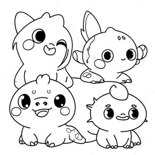 Halaman Mewarnai Makhluk Banban Yang Lucu 99112-37807