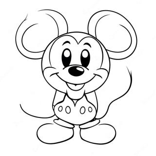 Halaman Mewarnai Mickey Mouse Hari Valentine 99135-37816