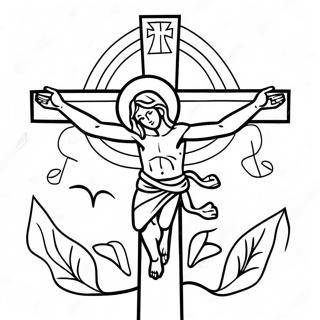 Halaman Mewarnai Simbol Agama Jumat Agung 99320 37971