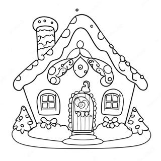 Halaman Mewarnai Rumah Jahe Fantastis 99344-37986