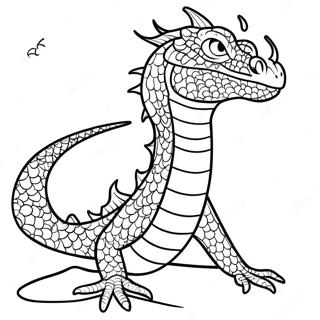 Halaman Mewarnai Naga Air Yang Megah 99445 38252