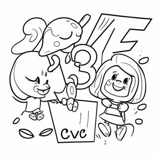Halaman Mewarnai Keluarga Kata Cvc 99523-38119
