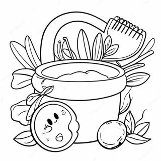 Halaman Mewarnai Alat Berkebun Yang Lucu 99602 38380