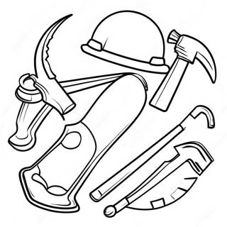 Halaman Mewarnai Alat Konstruksi Yang Seru 99603 38381