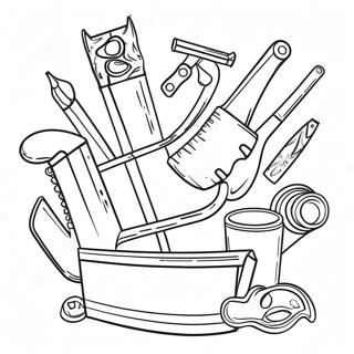 Halaman Mewarnai Alat Konstruksi Yang Seru 99603 38383