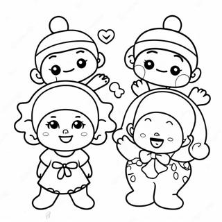 Halaman Mewarnai Karakter Bayi Lol Dengan Pakaian Seru 99859 38577