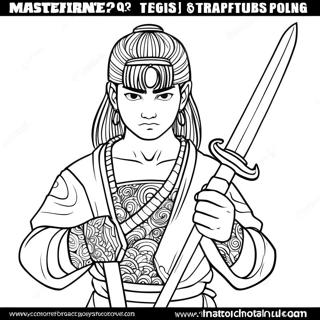 Halaman Mewarnai Giyu Memegang Pedangnya 99962-38657